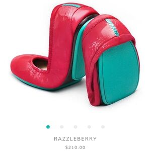 Tieks Women’s Patent Leather Flats in Razzleberry